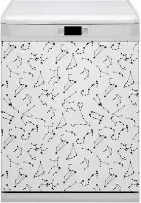 Produktbild von Küche Dekorative Magnete  Magnet Folie für Geschirrspüler 60x70 cm   - Konstellation