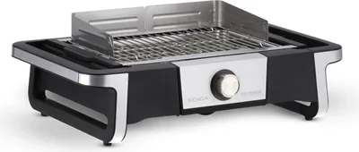 Produktbild von Elektrogrill Tischgrill SEVERIN SENOA BOOST PG 8113 500°C in nur 10 Minuten PG 8113 aus Edelstahl, schwarzsilber Elektrogrill Tischgrill Standgrill Grill Barbecue Grill