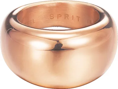 Produktbild von Esprit Damen Ring Edelstahl Rosé Bold ESRG12426C1, Ringgröße:57 (18.1 mm Ø)