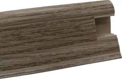 Obrázok produktu pre DOPREDAJ: Soklová podlahová lišta SLK50 W650 Dub burbon 2,5 m - Lišta 2500x50x25 mm