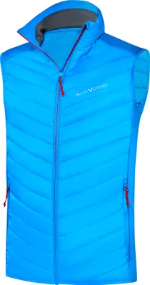 Produktbild von BLACK CREVICE - Herren Outdoor Hybrid Steppweste | Farbe: Hellblau | Größe: L