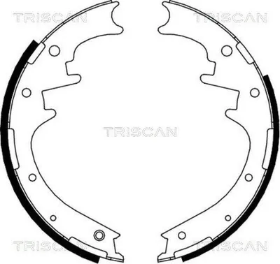 Immagine prodotto di TRISCAN Set ganasce freno posteriori 8100 10016