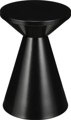 Produktbild von Mica Decorations Jim Beistelltisch - H45 x Ø31 cm - Eisen - Schwarz