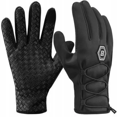 Produktbild von Rockbros S077 Lang Fahrradhandschuhe Warm Touchscreen Herren