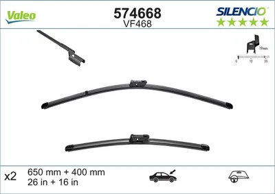 Zdjęcie produktu dla Pióro wycieraczki VALEO 574668