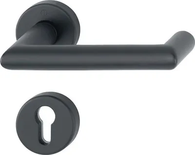 Produktbild von FS-Garnitur Rotterdam FS-1401/42H/42HS Alu.F9714M schw. ma D/D TS 40-65mm PZ rd.