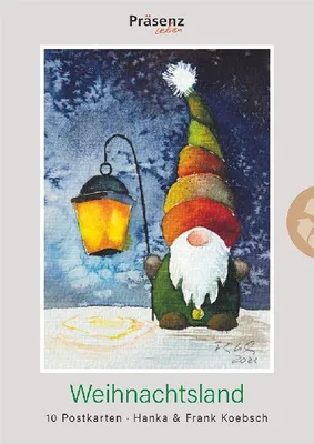 Produktbild von Postkarten Weihnachtsland 10 Stück A6 (10,5 x 14,8 cm) mit 2 x 5 Motiven