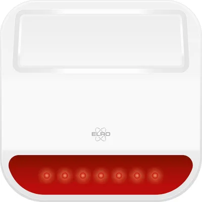 Produktbild von Außensirene für ELRO AS98S Home2 Alarmsystem mit App - Alarmgeber mit 105dB