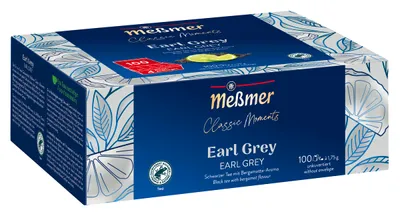 Produktbild von Meßmer Classic Moments Earl Grey Schwarzer Tee Bergamotte Aroma 175g