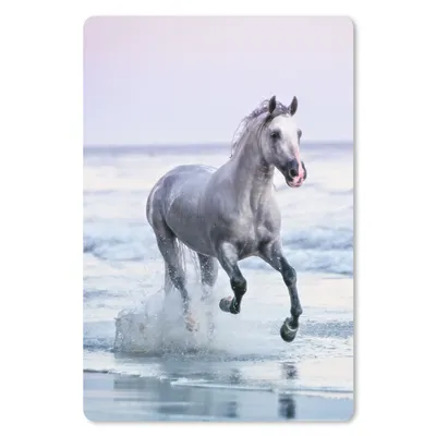 Produktbild von MuchoWow® Mauspad Mousepad Pferd - Meer - Pastell 40x60 cm - Mousepads - Maus Mat - Pad - Mausunterlage - Schreibtisch Accesoire