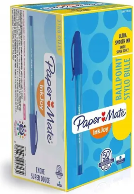 Image de Papermate S0957130 PAPER MATE Kugelschreiber InkJoy 100 Kappe M 50St. Blau