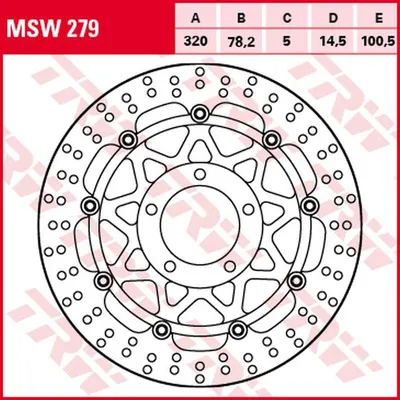 Immagine prodotto di Disco freno TRW MSW279