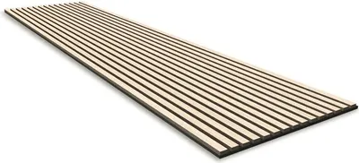 Produktbild von Akustikpaneele Holz 3D 2x Akustik Wandpaneel 240x60cm Wandverkleidung Nat Oak