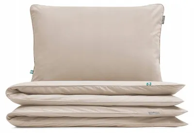 Produktbild von Mumla Basic Cappuccino Baumwoll-Bettwäsche 140x200cm Beige