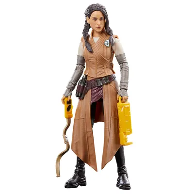 A Star Wars The Black Series Bix Caleen action figure.