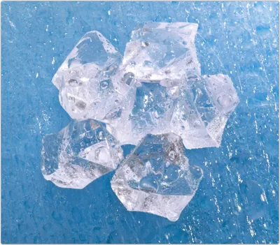 Produktbild von Spritzschutz Herdabdeckplatte Schneidebrett aus Glas Verschiedene Eiswürfel 1-Teilig (60x52cm)