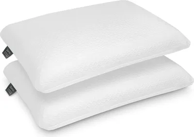 Produktbild von Pack 2 Kopfkissen Komfort 12 CM 90X35 Viscoelastich. Abnehmbar und waschbar und ergonomisch