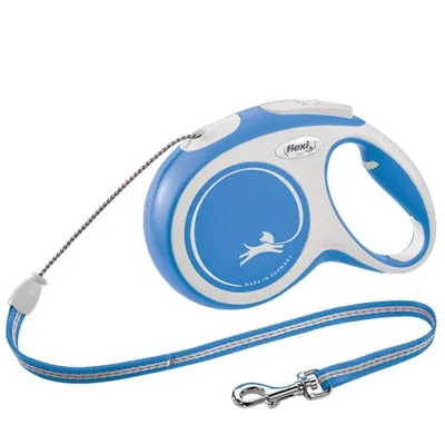 Produktbild von Flexi New Comfort M Cord 5 m, Hund, Rückziehbare Leine, Blau, Kabel/Schnur, 20 kg, Einfarbig