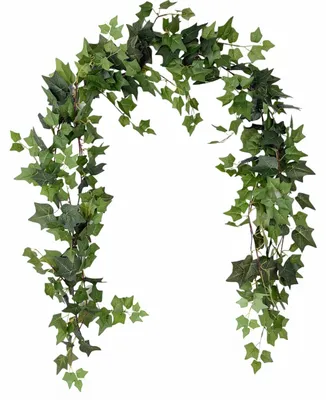 Image de Guirlande suspendue en lierre artificiel, lot de 2, 1,8 m, guirlande de lierre artificiel, guirlande végétale artificielle pour mariages, fêtes, balcons, jardins et décoration d'intérieur