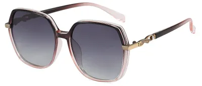 Zdjęcie produktu dla Techsuit Sunglasses 5223 okulary przeciwsłoneczne z UV, PC - szaro-różowe