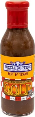 Obrázek produktu pro BBQ grilovací omáčka Sweet Spicy Mustard Gold 354ml