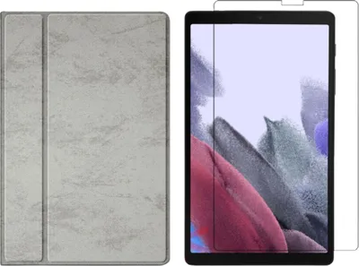 Image de 2in1 Set pour Samsung Galaxy Tab A7 Lite T220 T225 8.7 pouces avec Smartcover + verre de protection avec fermeture magnétique auto sleep/wake Cover