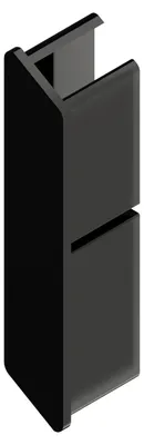 Produktbild von OSMO Alu-CLADDING Rhombus B Kappe links Schw.