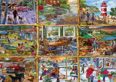Immagine prodotto di Puzzle Alipson per tutte le stagioni - 1000 pezzi