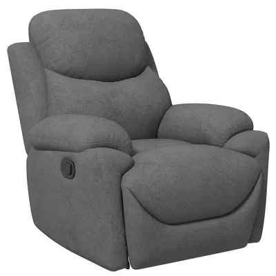 Produktbild von Relaxsessel, Fernsehsessel mit Liegefunktion, Liegesessel, gepolsterter TV Sessel mit Leinenoptik, Ruhesessel für Schlafzimmer, Grau