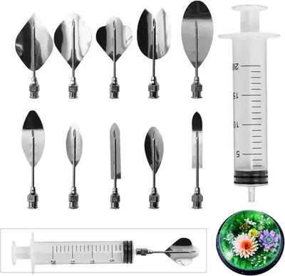 Produktbild von 3D Gelatine Kunst Werkzeuge, Woohome 10 stück Jelly Kuchen Nachbildung Werkzeuge Set zum Pudding Kuchen Nachbildungieren