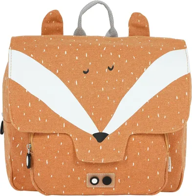 Produktbild von Trixie Schulranzen - Kinderrucksack Mr. Fox - Wasserabweisende Schultasche - Orange