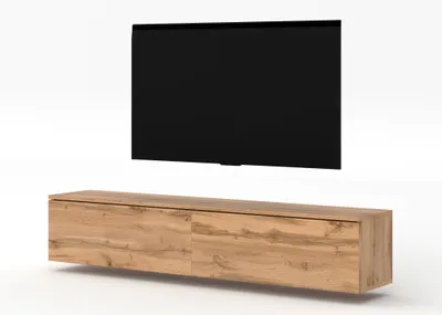 Produktbild von AX LIVING TV Board Loriano 180 modernes Designer Lowboard Eiche Wotan
