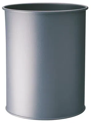 Obrázok produktu pre Kôš na papier DURABLE METALL okrúhly 15 litrov antracitový