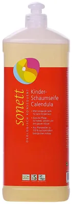 Immagine prodotto di Sapone schiumogeno per bambini - Calendula bottiglia di ricarica da 1 litro
