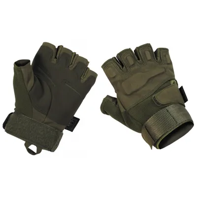 Produktbild von MFH Tactical Handschuhe ohne Finger, 1/2, oliv