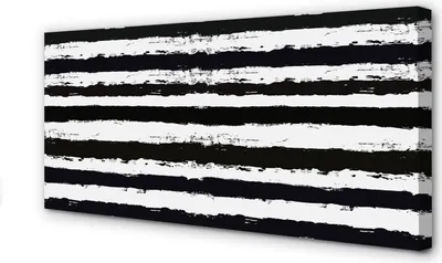 Produktbild von Leinwandbild 120x60 Wandkunst Unregelmäßige Streifen eines Zebras