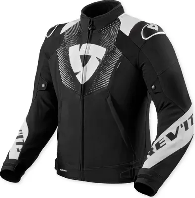 Produktbild von Revit Hyperspeed 3 H2O wasserdichte Motorrad Textiljacke, schwarz/weiß, 3XL