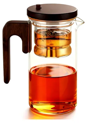 Produktbild von 800ml Glas-Teekanne mit Teesieb aus Borosilikatglas