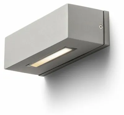 Obrázok produktu pre Nástenné svietidlo WOOP strieborno-sivé 230V R7s 78mm 12W IP54