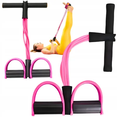 Zdjęcie produktu dla Ekspander Guma Do Ćwiczeń Brzucha Rozciągania Taśma Oporowa Zestaw Fitness