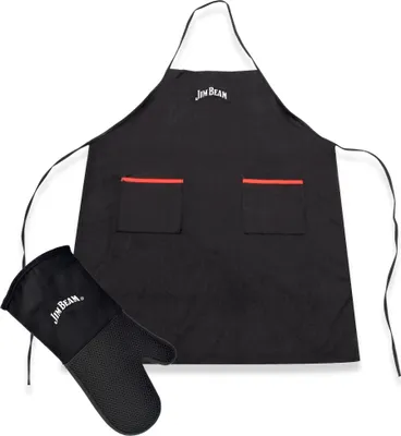 Produktbild von Jim Beam Grillset 2 Teilig aus Grillschürze und Grill-Handschuhe