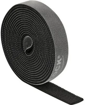 Immagine prodotto di DELOCK Klettband auf Rolle L 2 m x B 15 mm schwarz