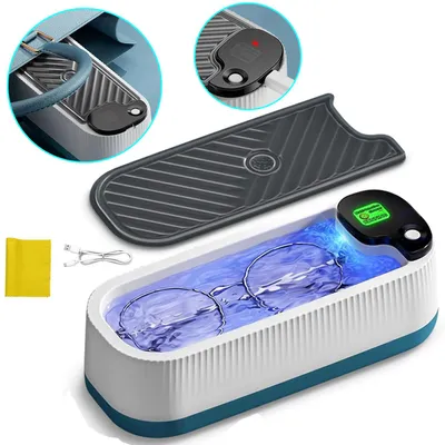 Produktbild von Ultraschallreinigungsgerät, Ultrasonic Cleaner, Tragbarer Ultraschall Reinigungsgerät für Reinigung Brillen Schmuck Uhren Zahnprothesen