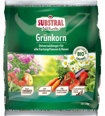 Immagine prodotto di Substral Grünkorn concime universale per giardino a lento rilascio, 3 kg, 82770