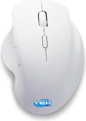 Immagine prodotto di Mouse Wireless Con Ricevitore Usb Bianco Ergonomico 3200dpi Windows Linux Mac