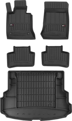 Immagine prodotto di Set di tappetini e fodere per il bagagliaio OMAC per Mercedes GLK X204 2008-2015 in gomma 5x