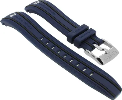 Produktbild von Lotus Chrono Uhrenarmband Kautschuk blau/schwarz 18257