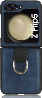 Produktbild von König Design Hülle kompatibel mit Samsung Galaxy Z Flip5 Kunststoff Soft Handyhülle - Handy Case Blau