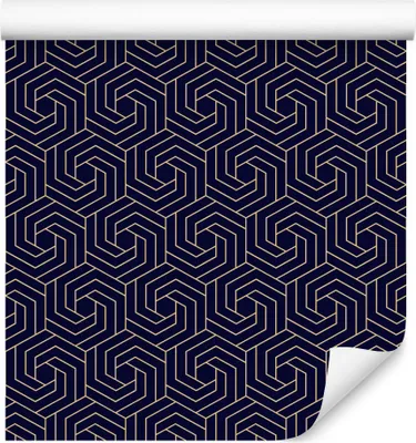 Zdjęcie produktu dla Tapeta Dekoracja Abstrakcyjna z modnym efektem 3D geometryczna Ozdoba do Salonu