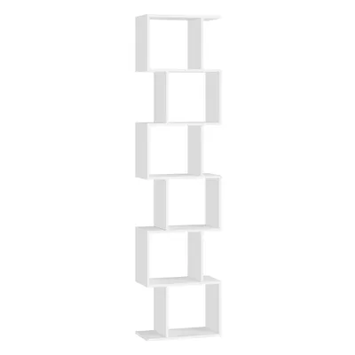 Produktbild von 6 stöckiges Bücherregal, 24 x 40 x 191 cm, Standregal, Büroregal, freistehend